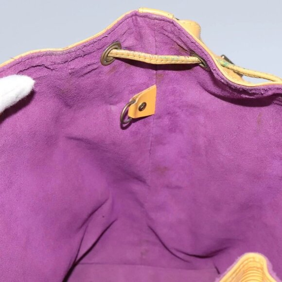 LOUIS VUITTON Epi Petit Noe Shoulder Bag Yellow M44109 LV Auth 104159 - Picture 13 of 16